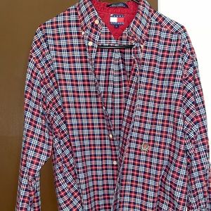 Vintage Men’s Tommy Hilfiger Plaid Button Up